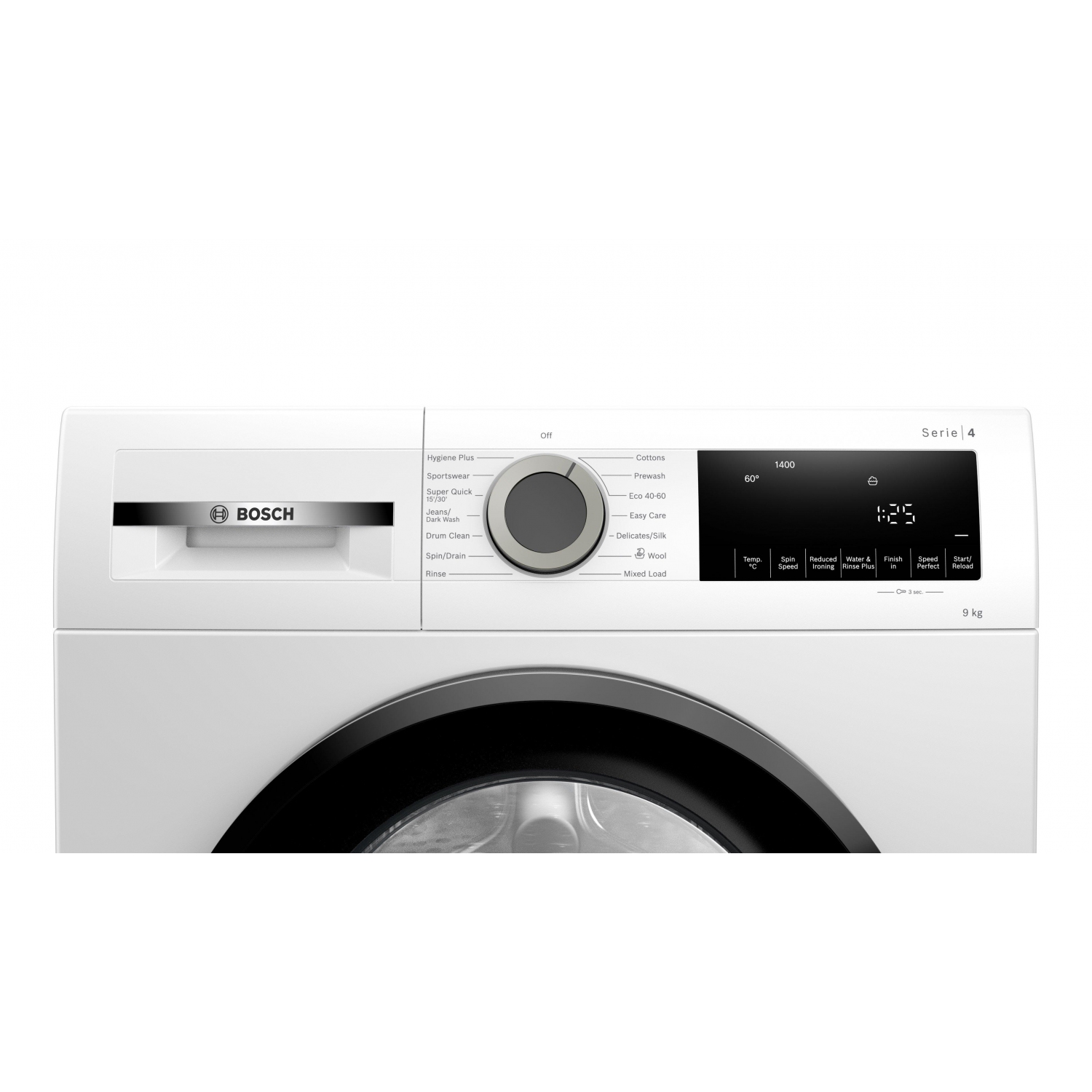 Bosch WGG04409GB 9kg 1400 Spin Washing Machine in White - 4