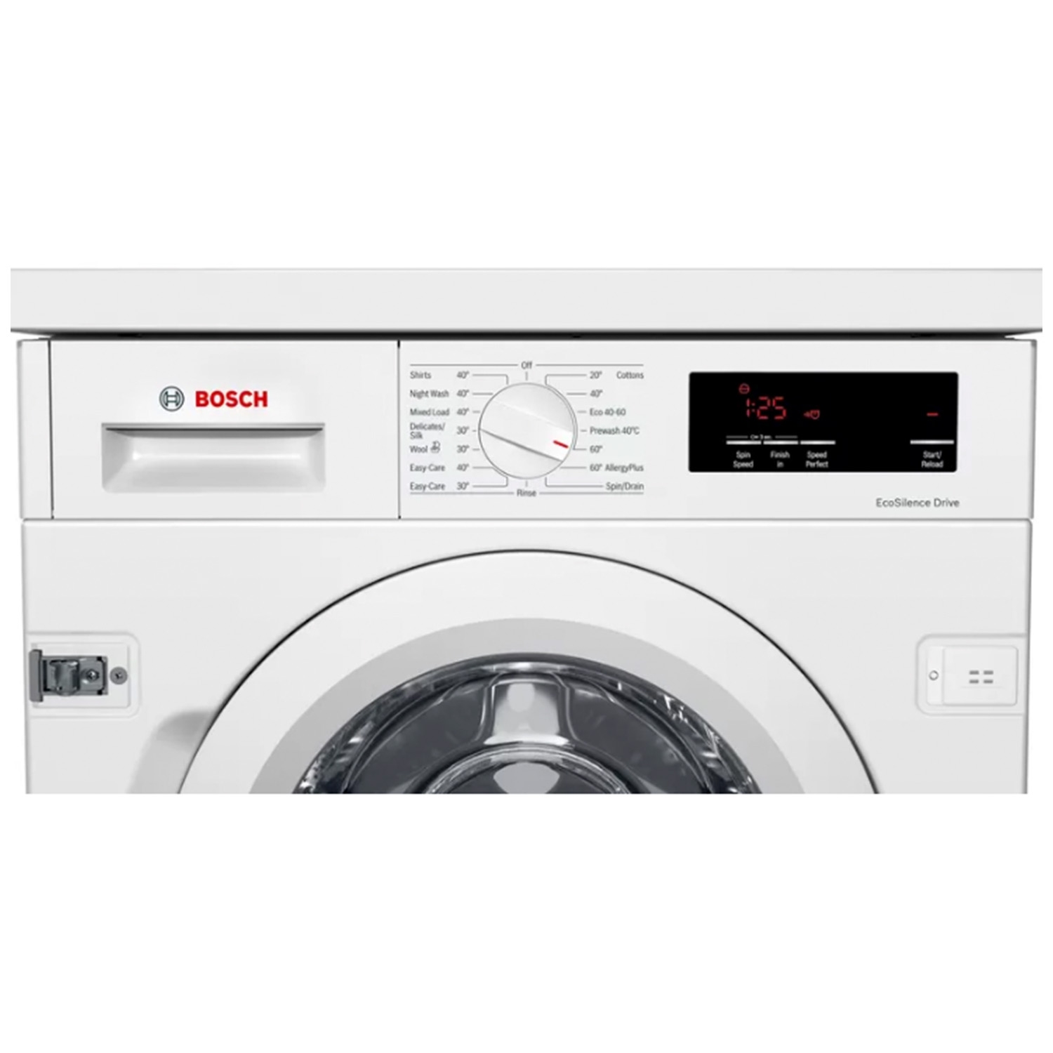 Bosch WIW28301GB Integrated 8kg 1400 Spin Washing Machine with VarioPerfect - White - 8