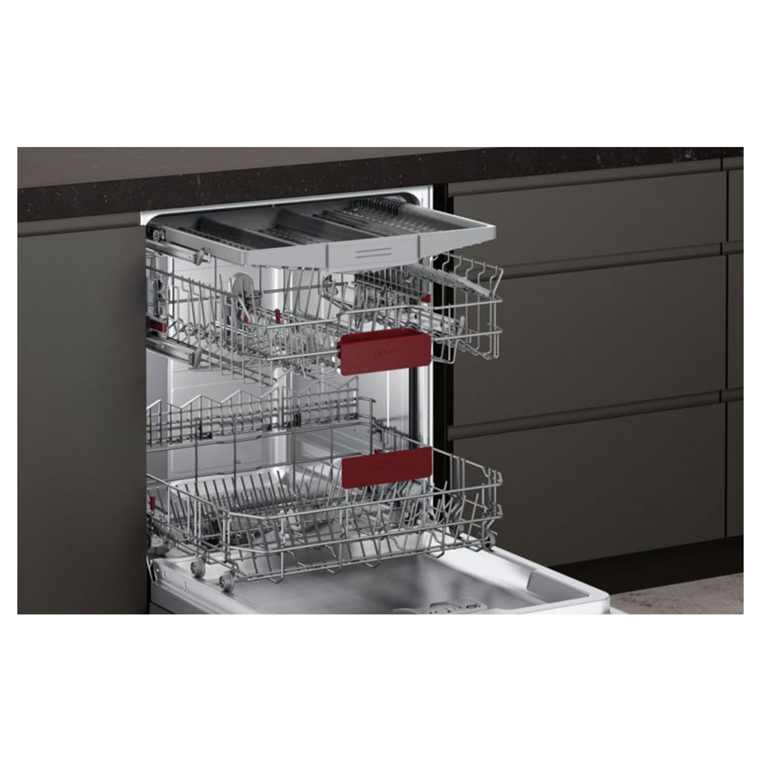 Neff S513N60X2G Built In Full Size Dishwasher - 14 Place Settings - 1