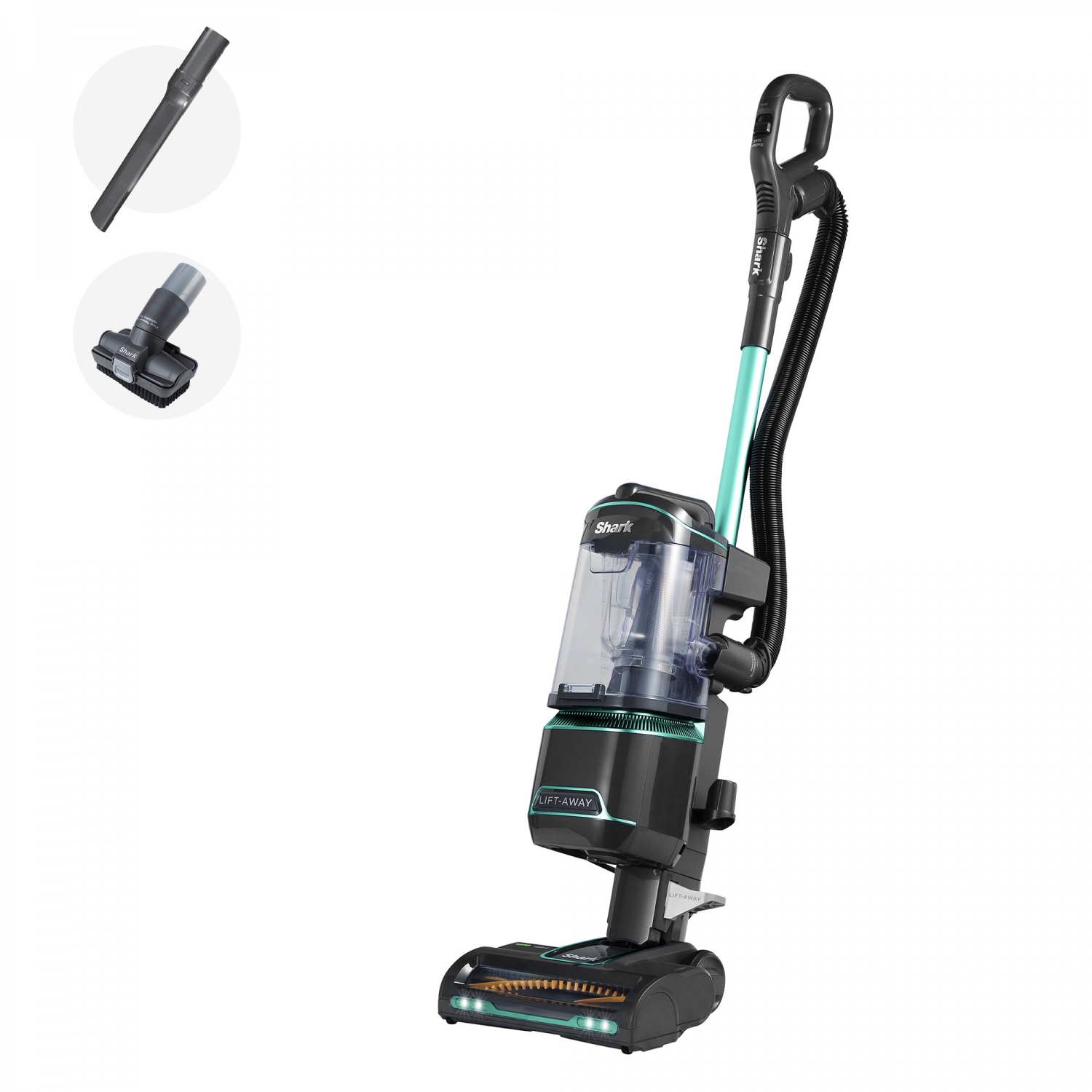 Shark NZ690UK Anti-Hair Wrap Upright Vacuum Cleaner with Lift-Away - Teal - 0
