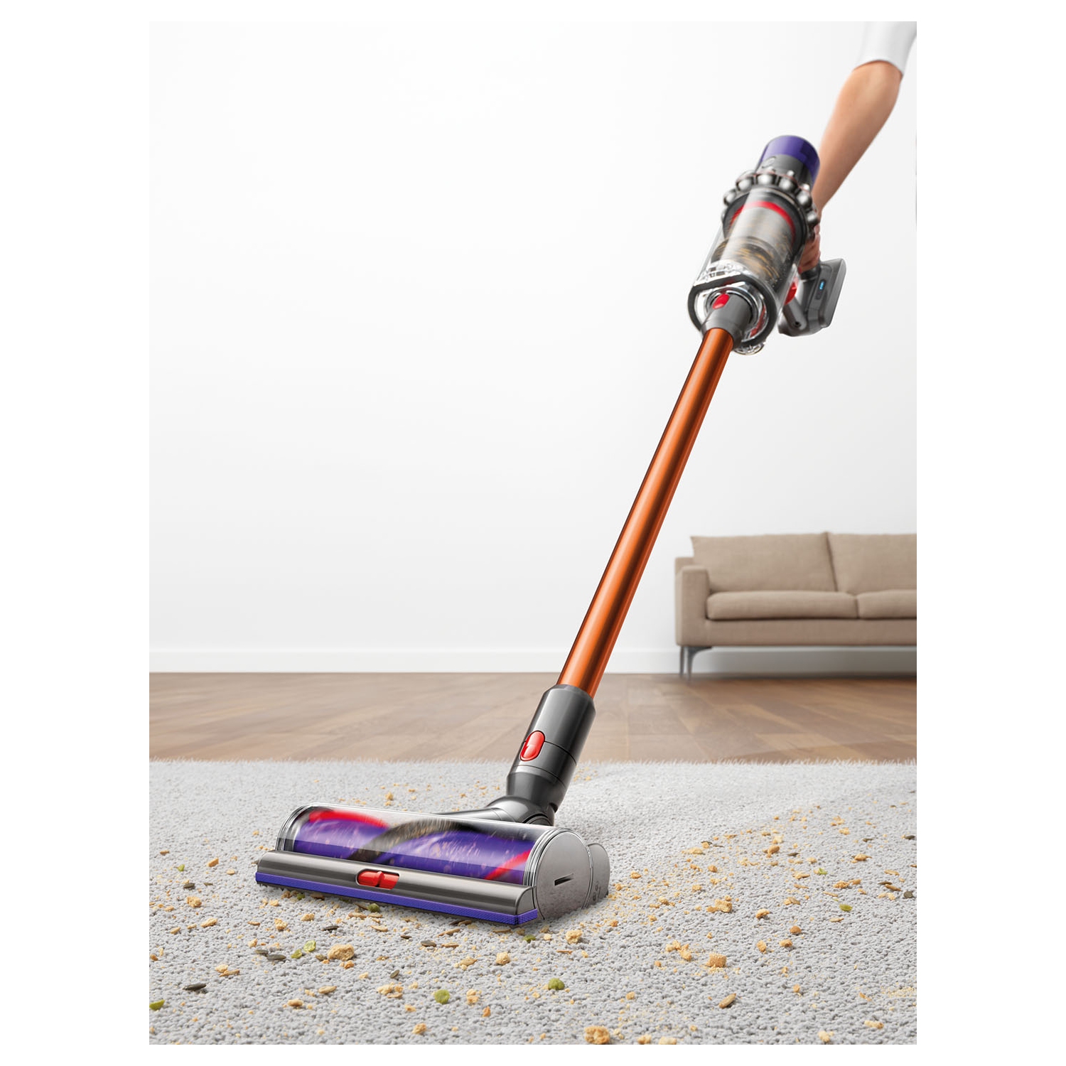Dyson V10ABSOLUTENEW Cordless Stick Vacuum Cleaner - 60 Minutes Run Time - Copper - 2