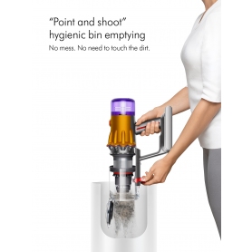 Dyson V12DETECTABS Cordless Stick Vacuum Cleaner with Floordok - 60 Minutes Run Time - Yellow - 4