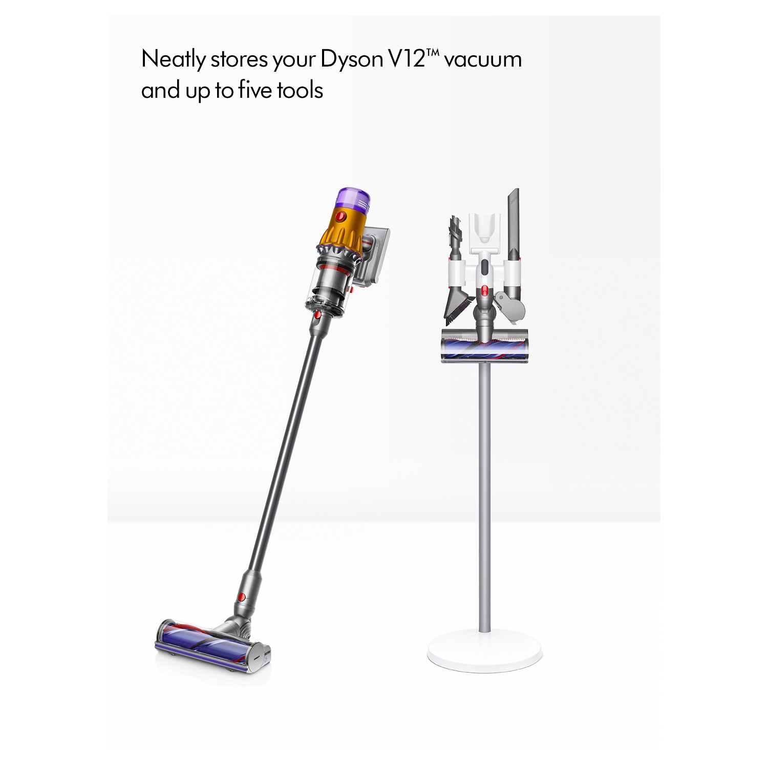 Practiced cart dynamic Dyson V12DETECTABS Cordless Stick Vacuum Cleaner with Floordok - 60 Minutes  Run Time - Yellow - McMichaels | Sony Centre & Euronics Stores