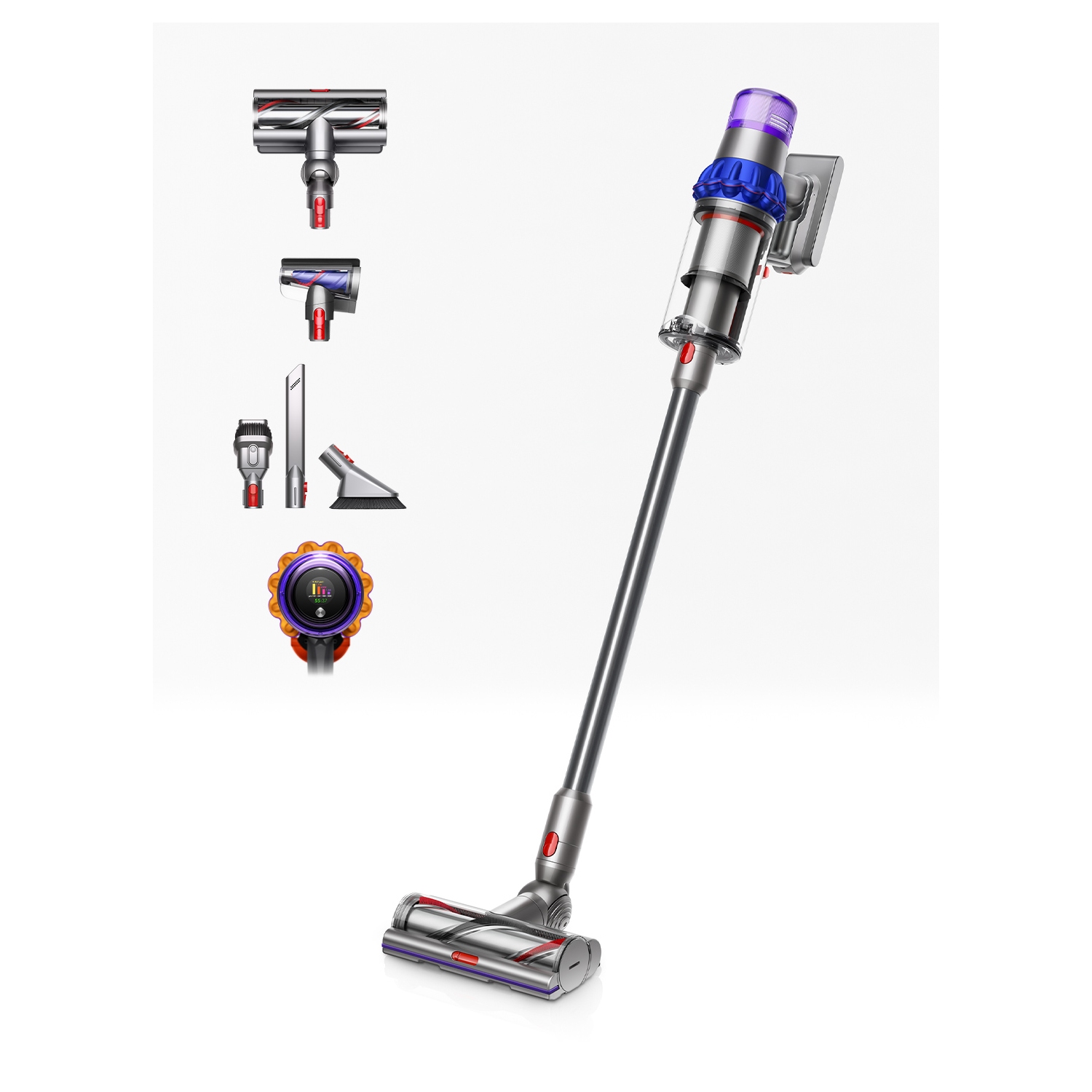 Dyson V15 Detect Animal Cordless Stick Cleaner - 60 Minutes Run Time - 8
