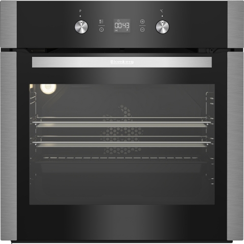 Blomberg OEN9331XP 59.4cm Built In Pyrolytic Electric Single Oven - Stainless Steel