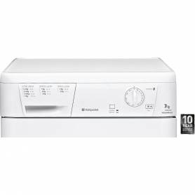 Hotpoint CDN7000BP 7kg Condenser Tumble Dryer - White - 1