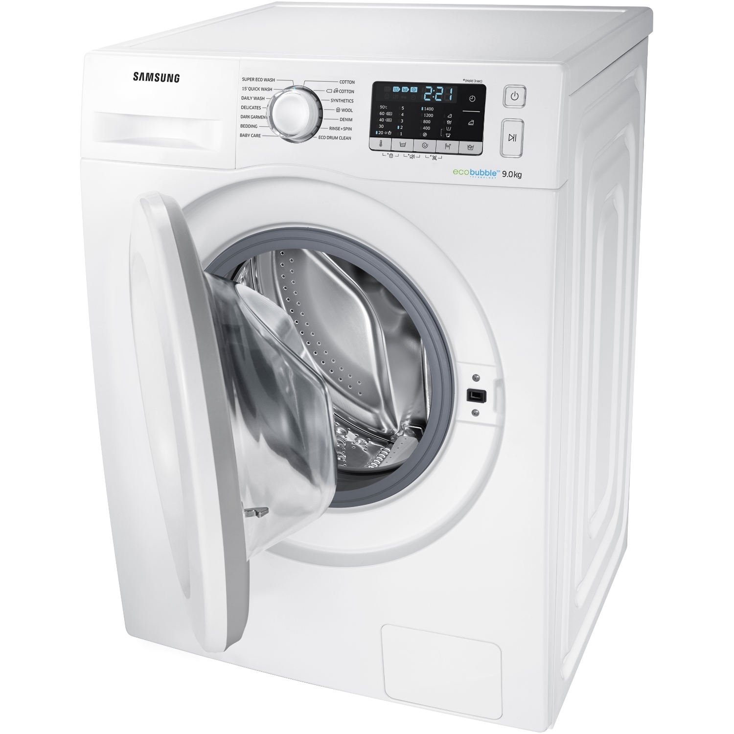 Samsung 9kg 1400 Spin Washing Machine - White - A+++ Rated - 1