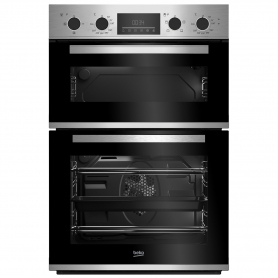 Beko CDFY22309X 60cm Built In High Specification RecycledNet&Acirc;&reg; Double Oven - Stainless Steel