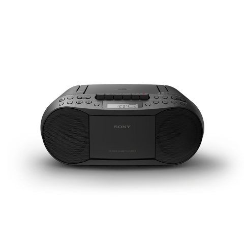 Sony CFDS70BCEK Cass/CD/Radio Boom Box 2 x 1.7w RMS 30 Radio Presets