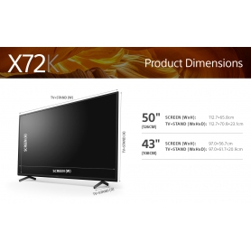 Sony KD43X72KPU 43" 4K Ultra HD HDR Android TV - 7