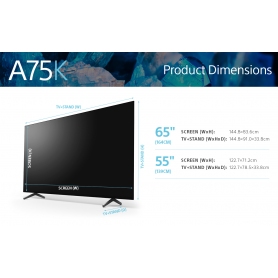 Sony XR55A75KU 55" 4K HDR OLED Smart Google TV - 5