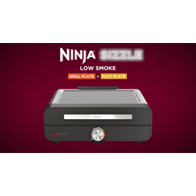 Ninja GR101UK Ninja Sizzle Grill & Flat Plate - Black - 9