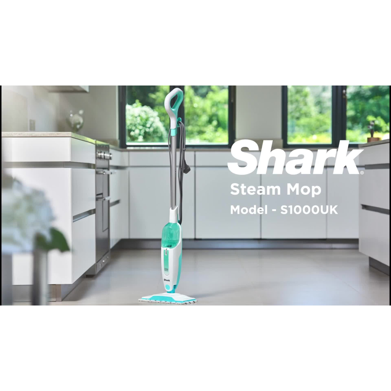 Shark S1000UK Steam Mop - White/Mint Green full image