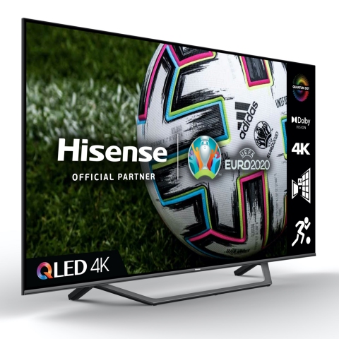 Hisense 55A7GQTUK 55" QLED 4K UHD HDR SMART TV with HDR10+ Dolby Vision&trade; Dolby Atmos&reg; and Alexa & Google Assistant