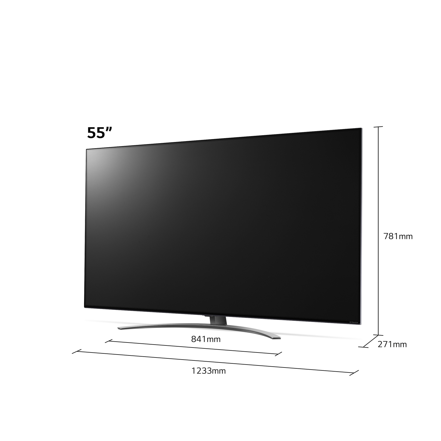 LG 55NANO916PA 55" 4K Ultra HD HDR NanoCell LED Smart TV & Voice Assistants full image