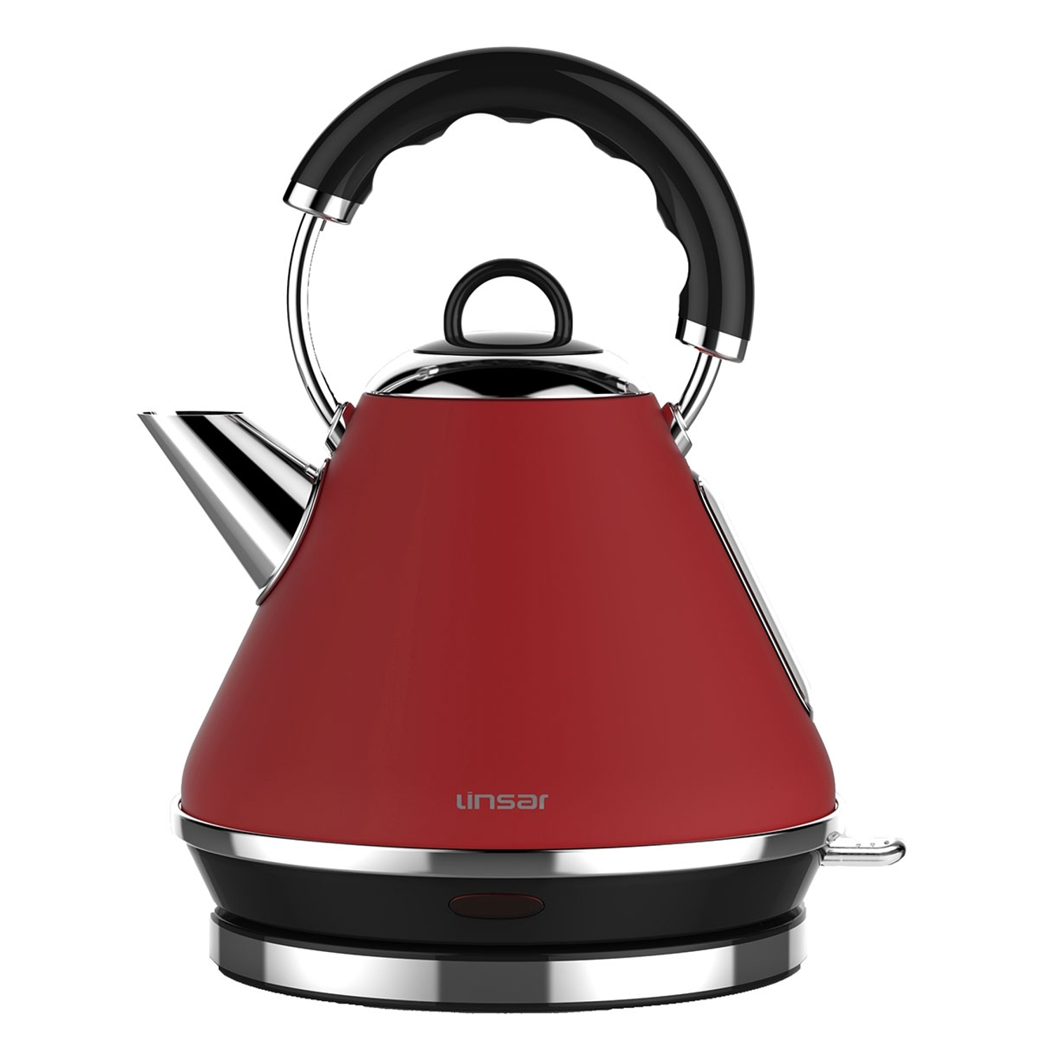 Linsar 1.7 Litre Pyramid Kettle - Red - 0