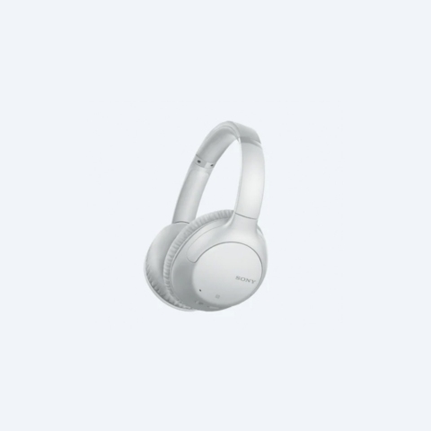 Sony WHCH710NWCE7 Wireless Over Ear Noise Cancelling Headphones - White