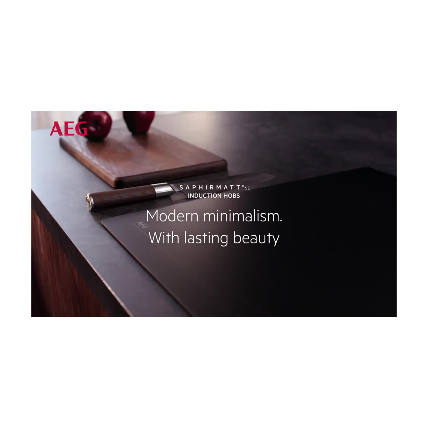 AEG Exclusiv Line SO64IA0BIT 58cm Induction Hob - Black full image