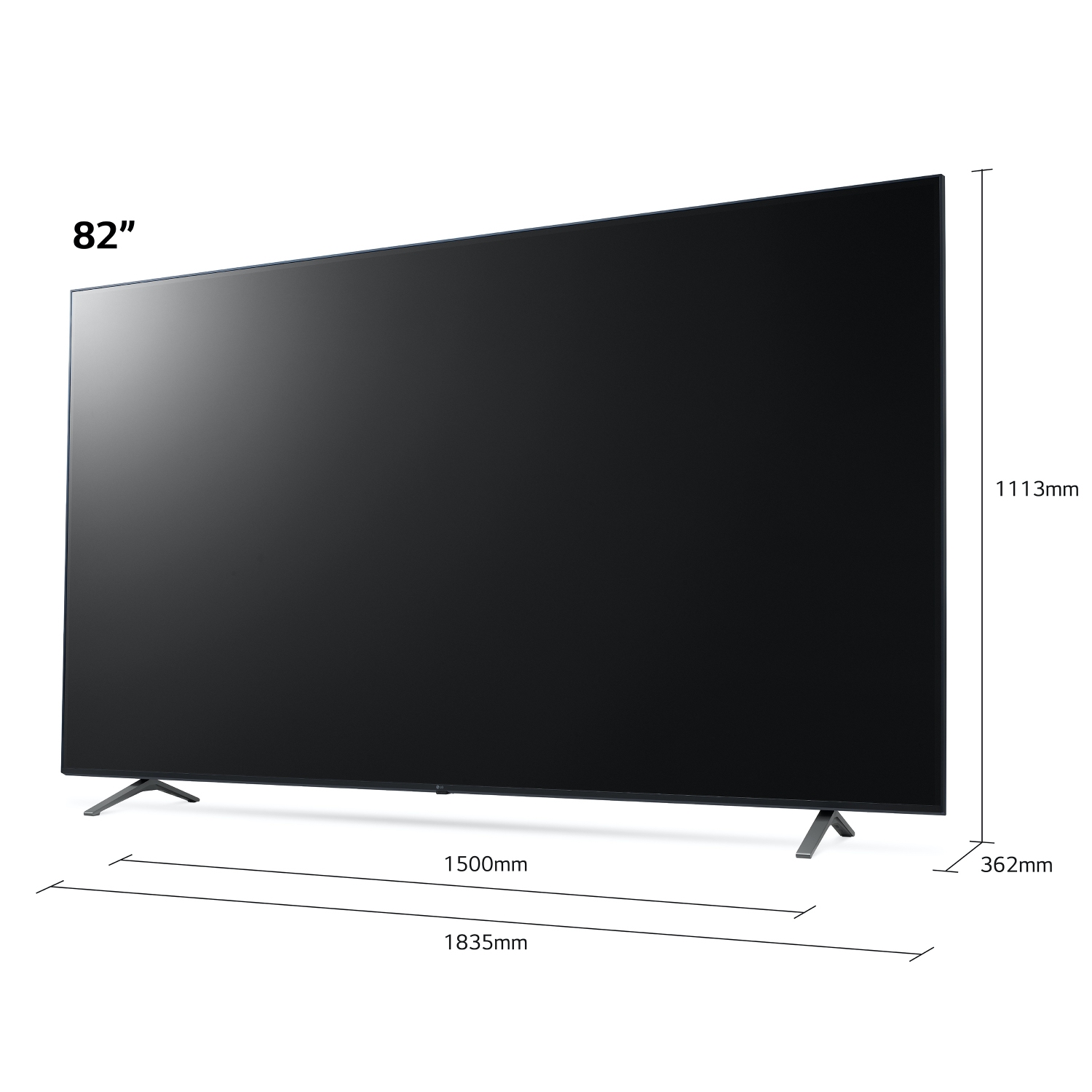 LG 82UP80006LA 82" 4K UHD LED Smart TV with Freeview Play - 4