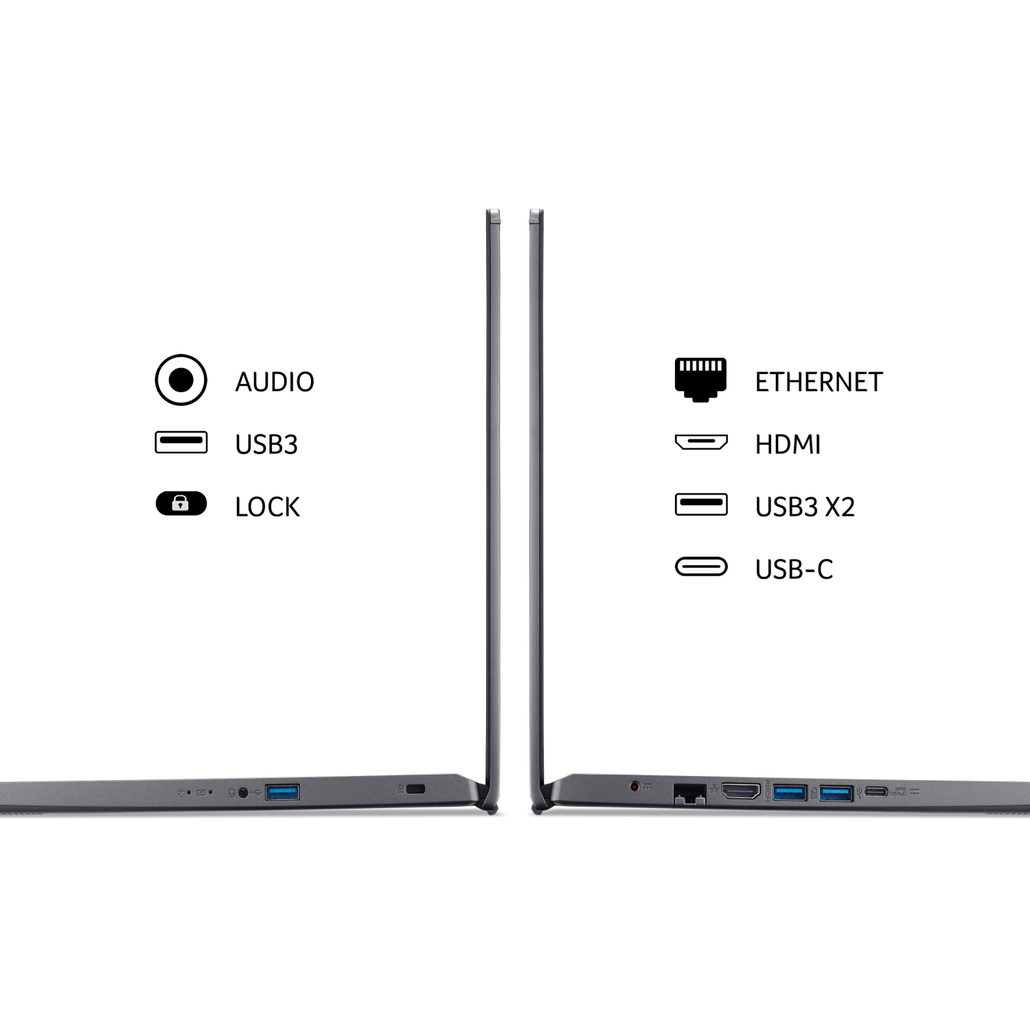 ACER Aspire 5 15.6" Laptop - AMD Ryzen&trade; 7 5825U - 16GB RAM - 1TB SSD - NX.K86EK.004 full image