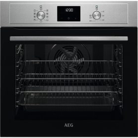 AEG BEX33501EM 59.4cm Built In Electric Single Oven - Stainless Steel