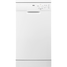 AEG FFX52507ZW Slimline Dishwasher - White - 10 Place Settings