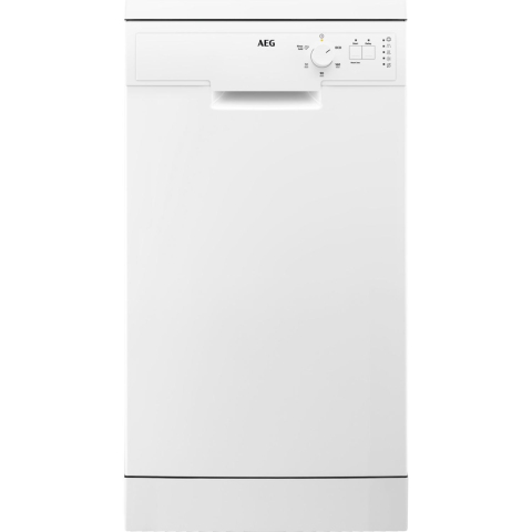 AEG FFX52507ZW Slimline Dishwasher - White - 10 Place Settings