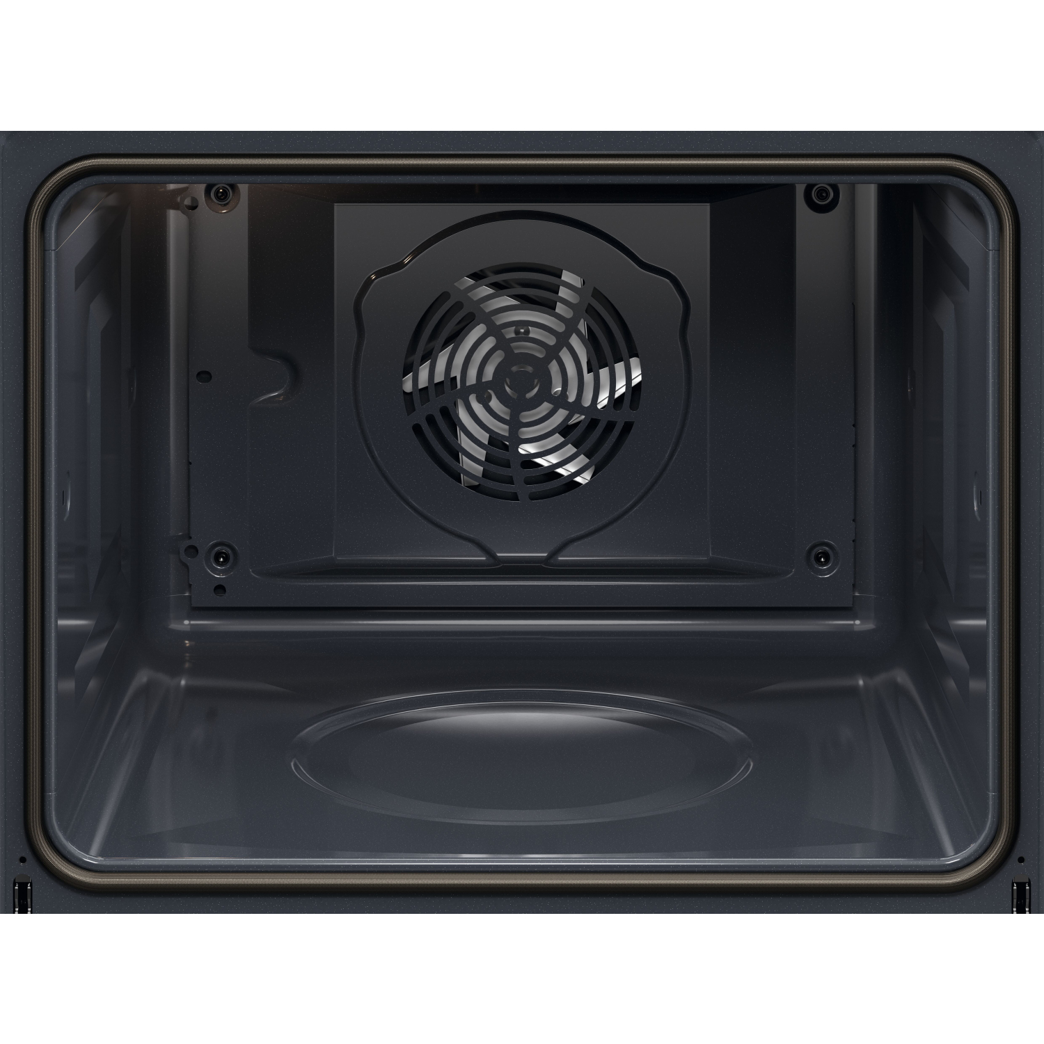 AEG GR6PB52FSB 59.6cm Built In Electric Single Oven - Gloss Black with Steel Trim full image