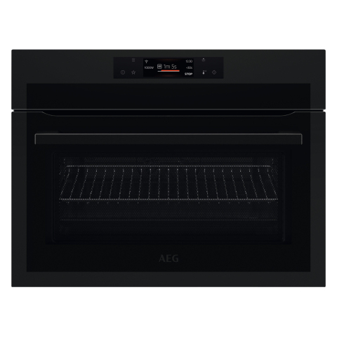 AEG KME768080T  WiFi Connected Built In Combination Microwave - Matte Black