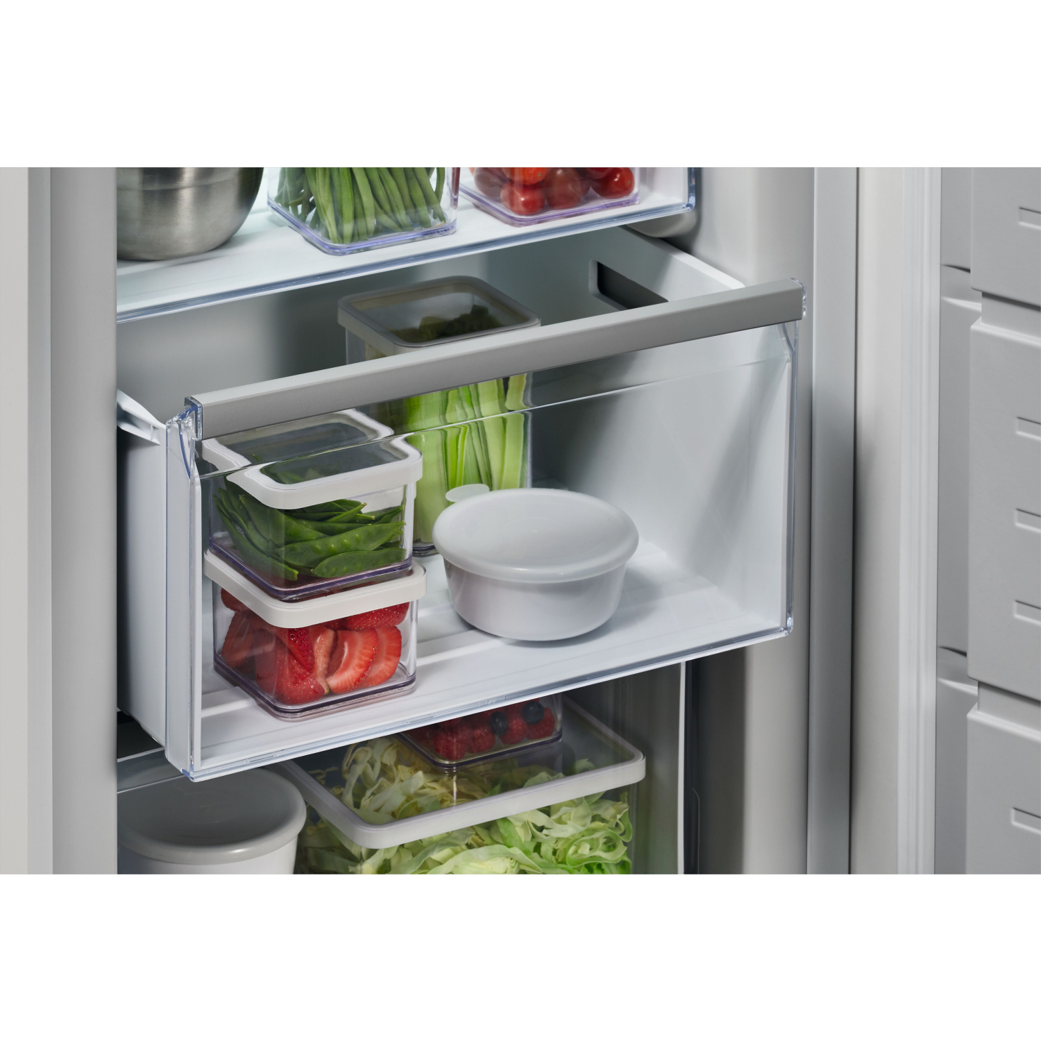 AEG NAB7N181EC Fully Integrated Upright No Frost Freezer - Fixed Hinge full image