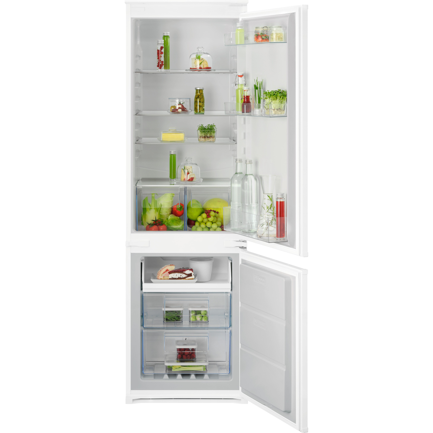 AEG NSC7N18ZES 54.6cm 70/30 Built In Frost Free Fridge Freezer full image