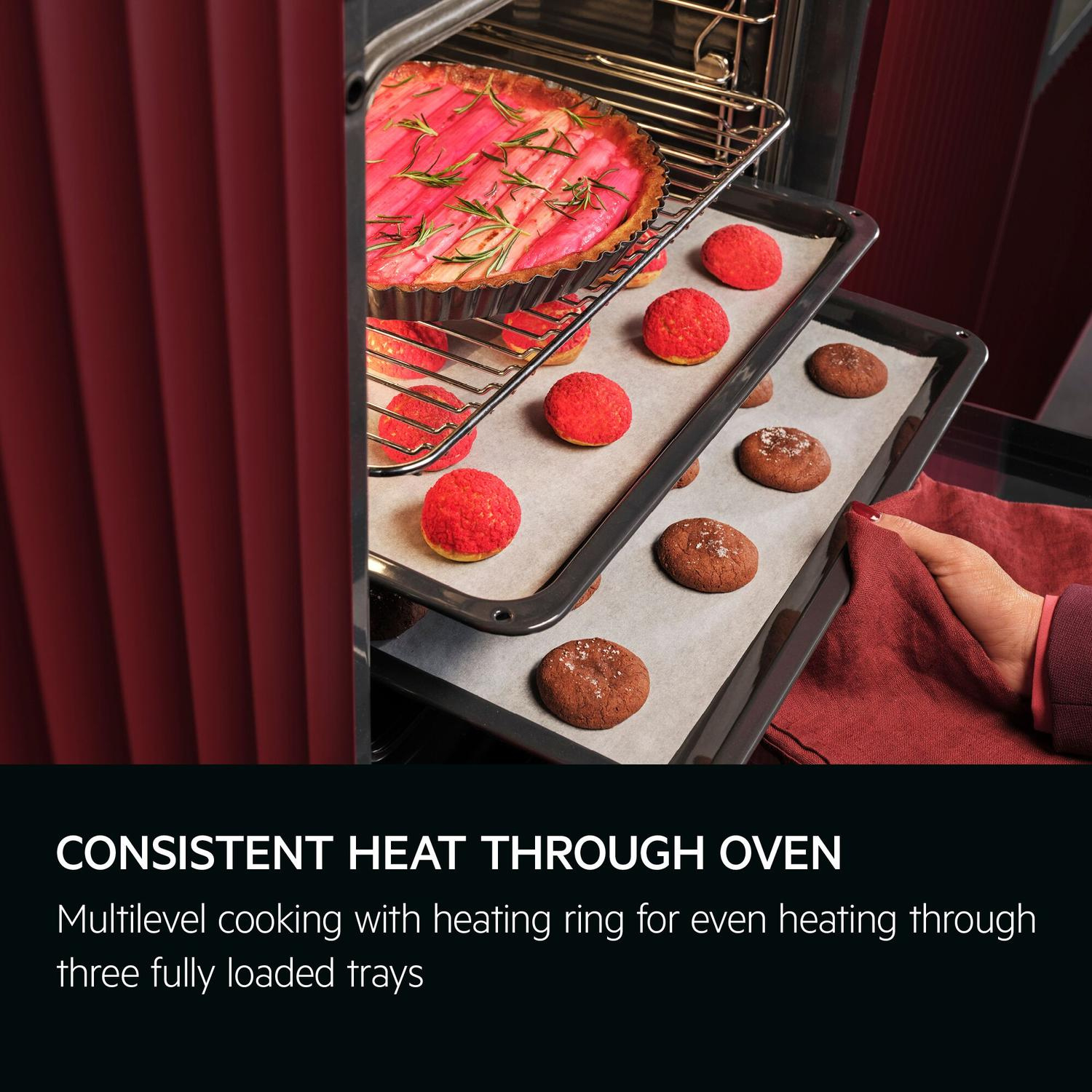 AEG OU5PB40XK 59.6cm Built In Electric Single Oven - Black full image