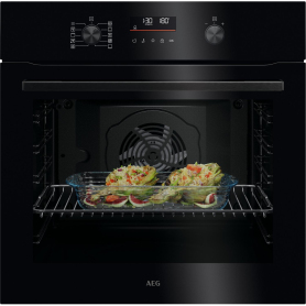 AEG OU5PB40XK 59.6cm Built In Electric Single Oven - Black