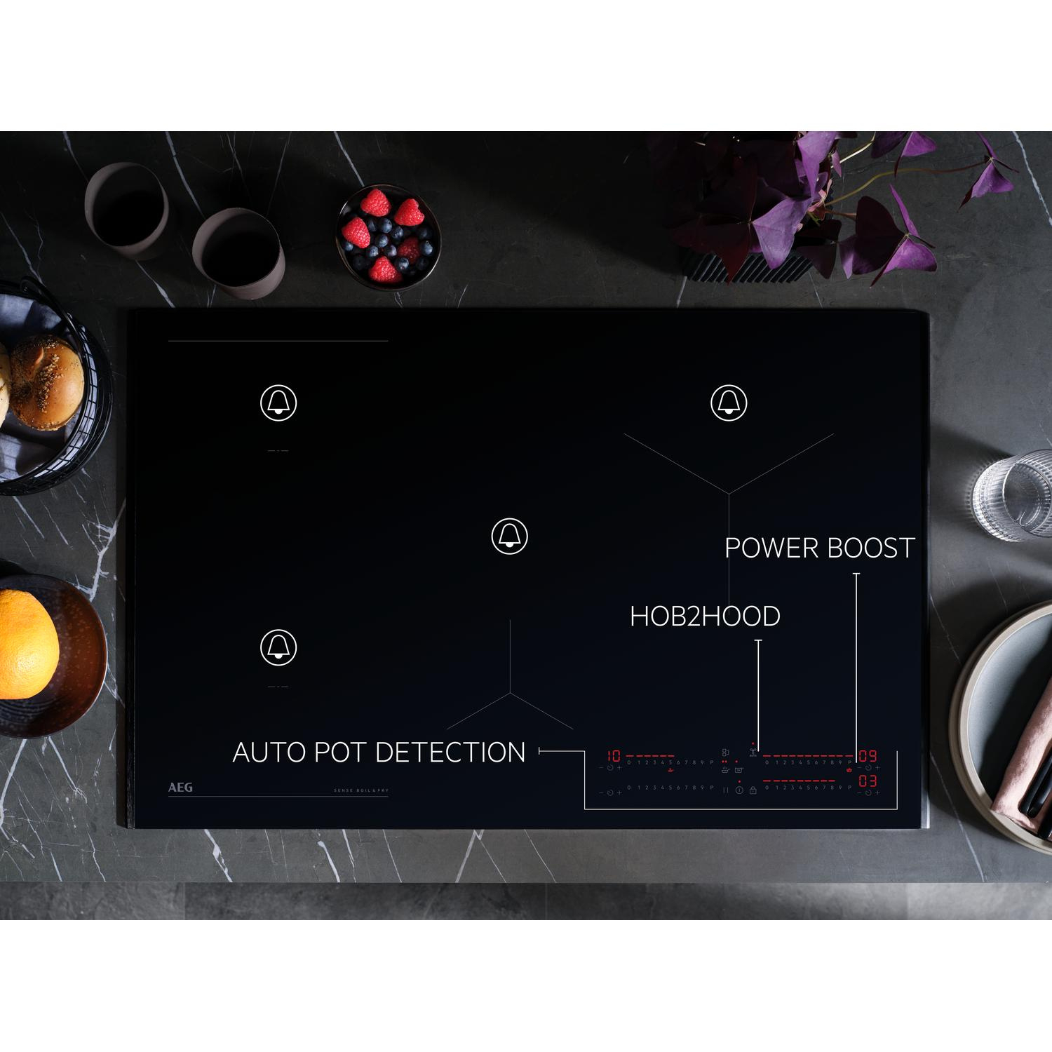 AEG SI64IB1BFB 60cm Induction Hob - Black full image