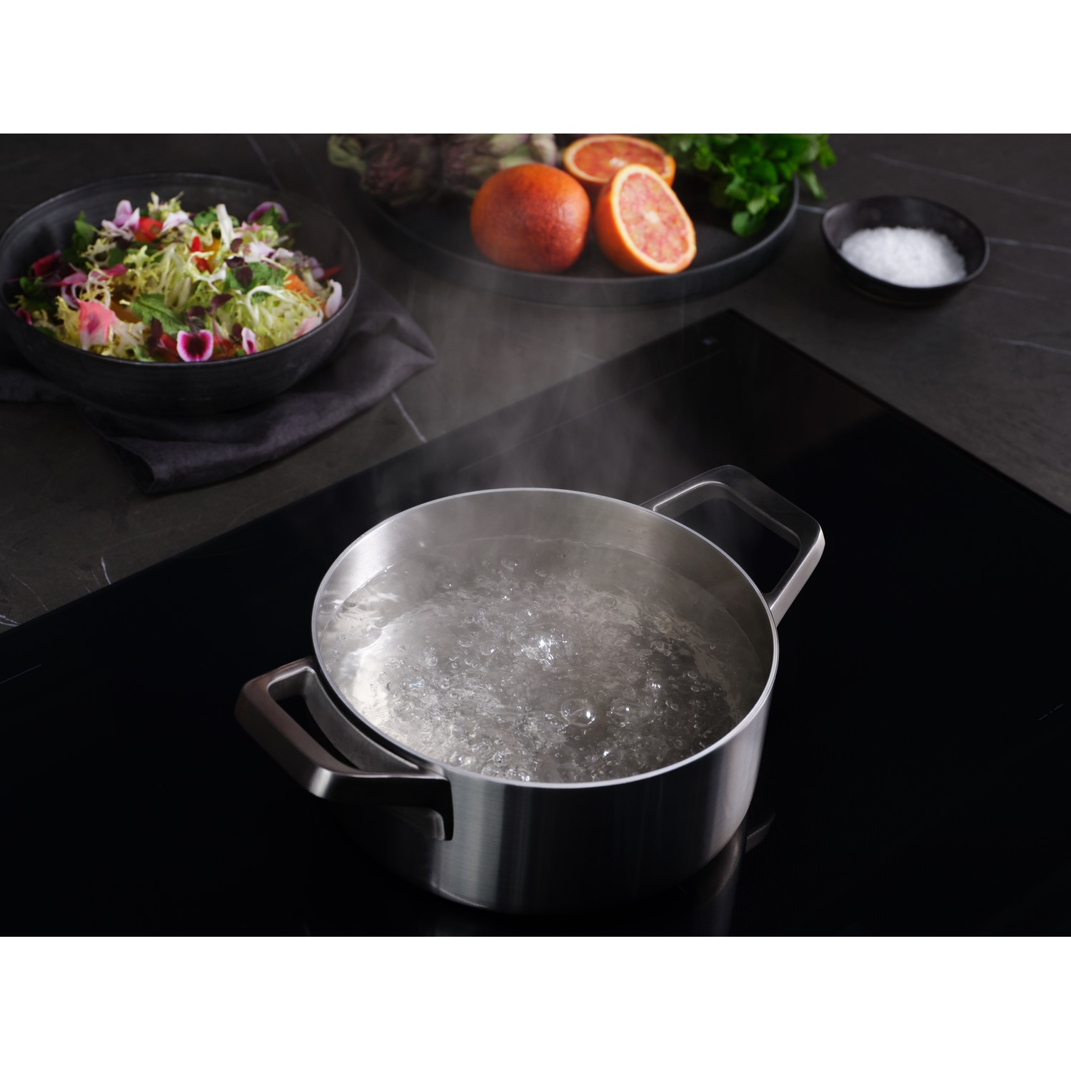 AEG SI84IB10FB 80cm Induction Hob - Black full image
