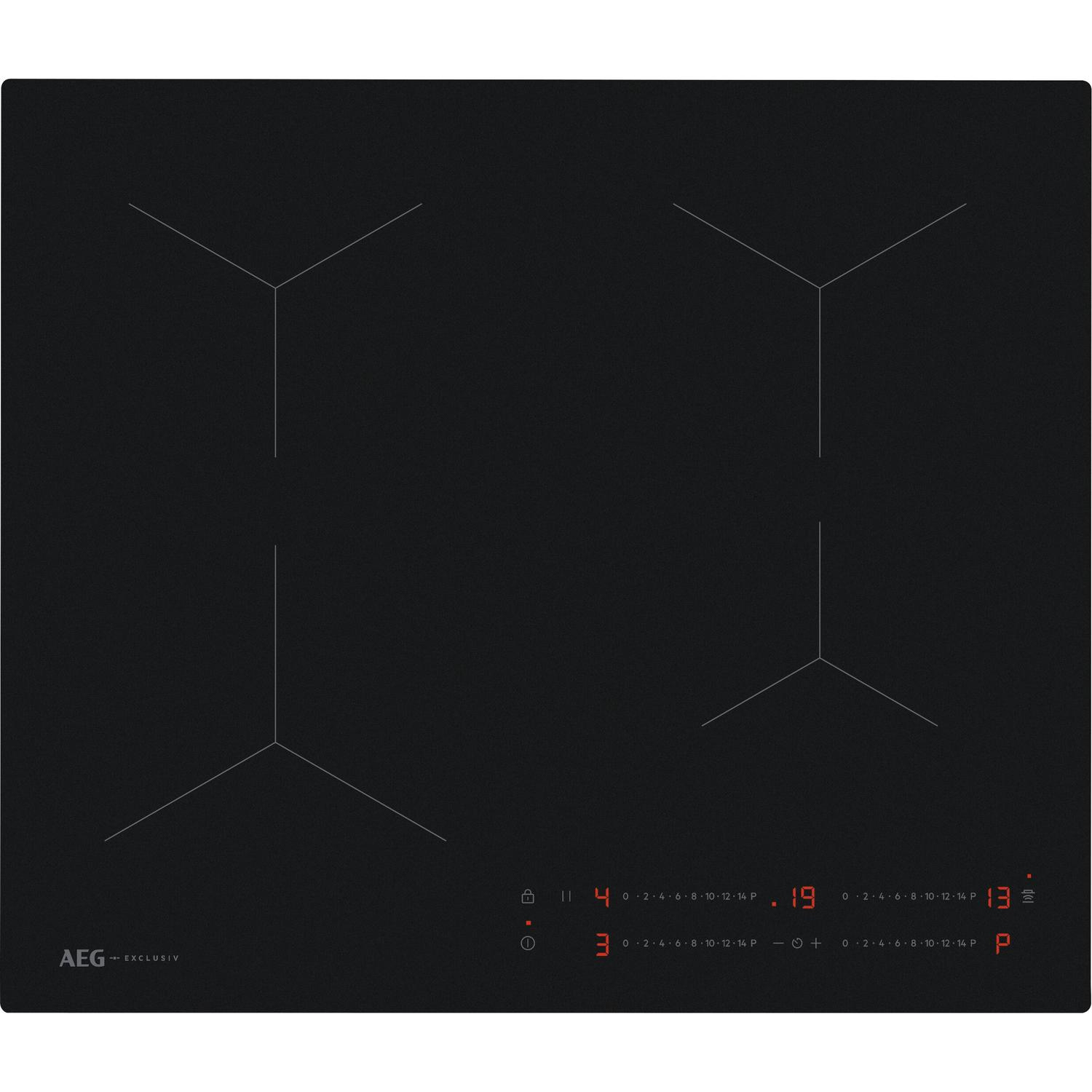 AEG Exclusiv Line SO64IA0BIT 58cm Induction Hob - Black full image
