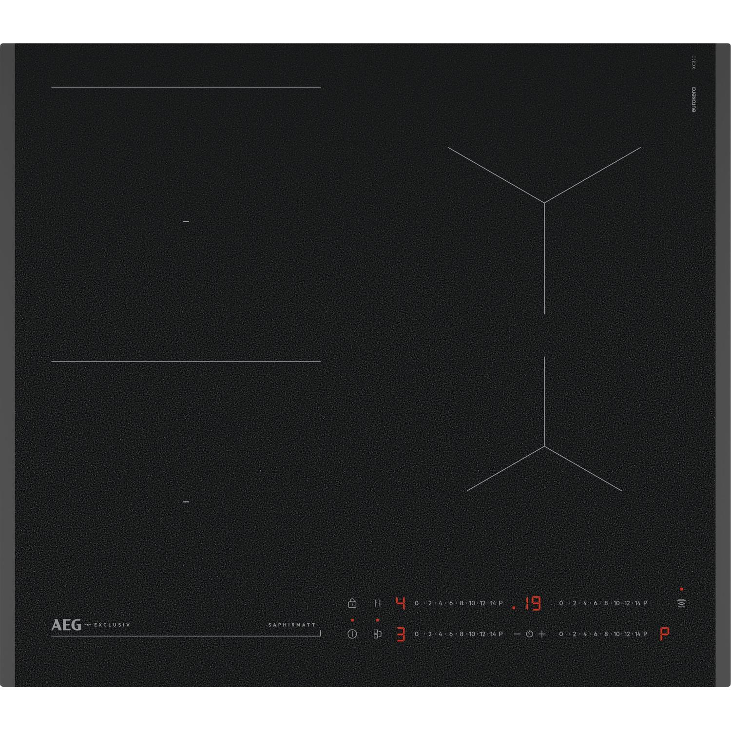 AEG Exclusiv Line SO64IB0BFZ 59cm Induction Hob - Black full image