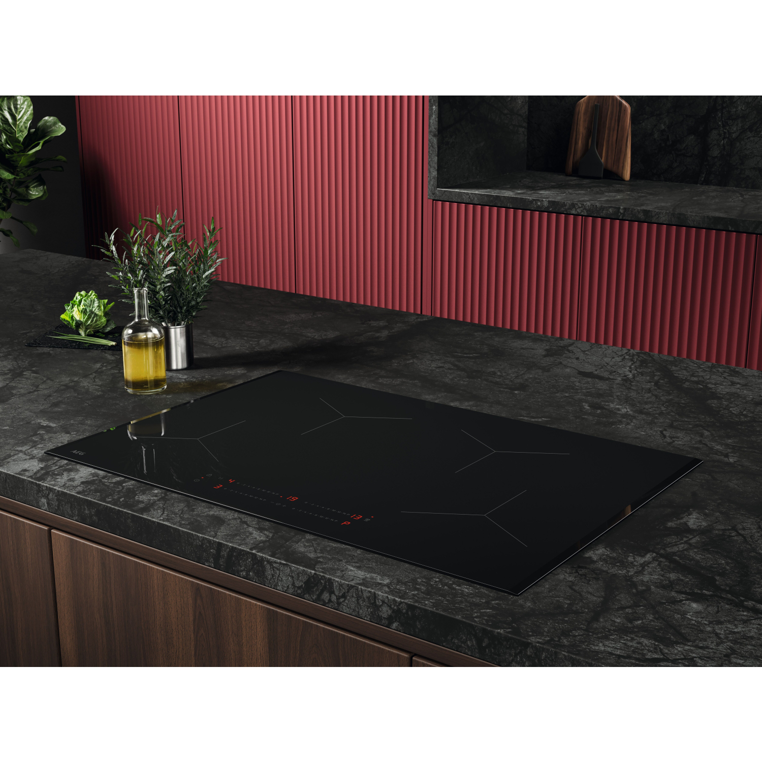 AEG SO84IA00FB 78cm Induction Hob - Black full image