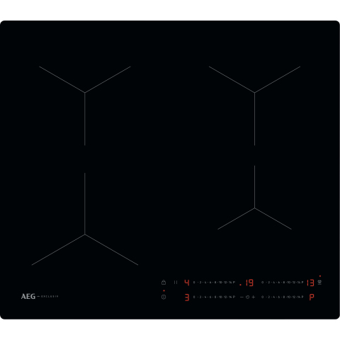AEG Exclusiv Line TO64IA00CB 58cm Induction Hob - Black