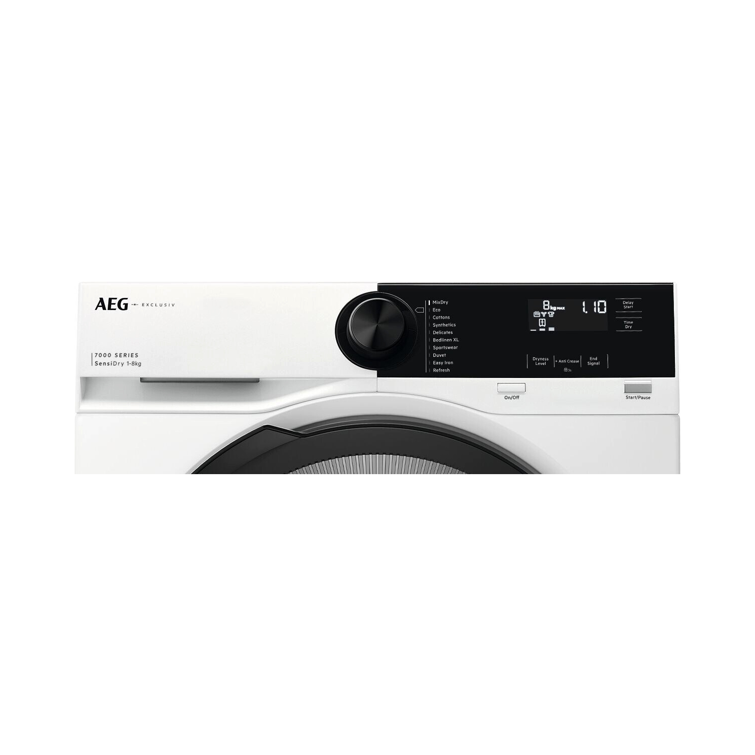 AEG TR728CT4B 8kg Heat Pump Tumble Dryer - White full image