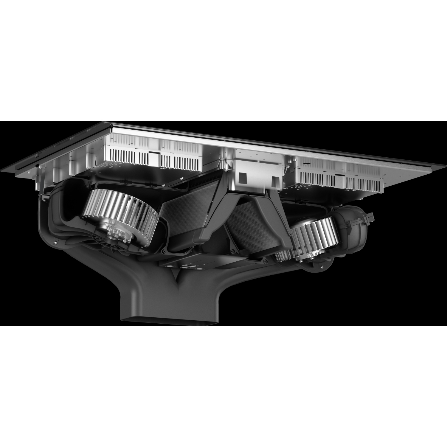 Asko HIHD854MM 90cm 4 Zone Hood-in hob, Celsius Induction - Black full image