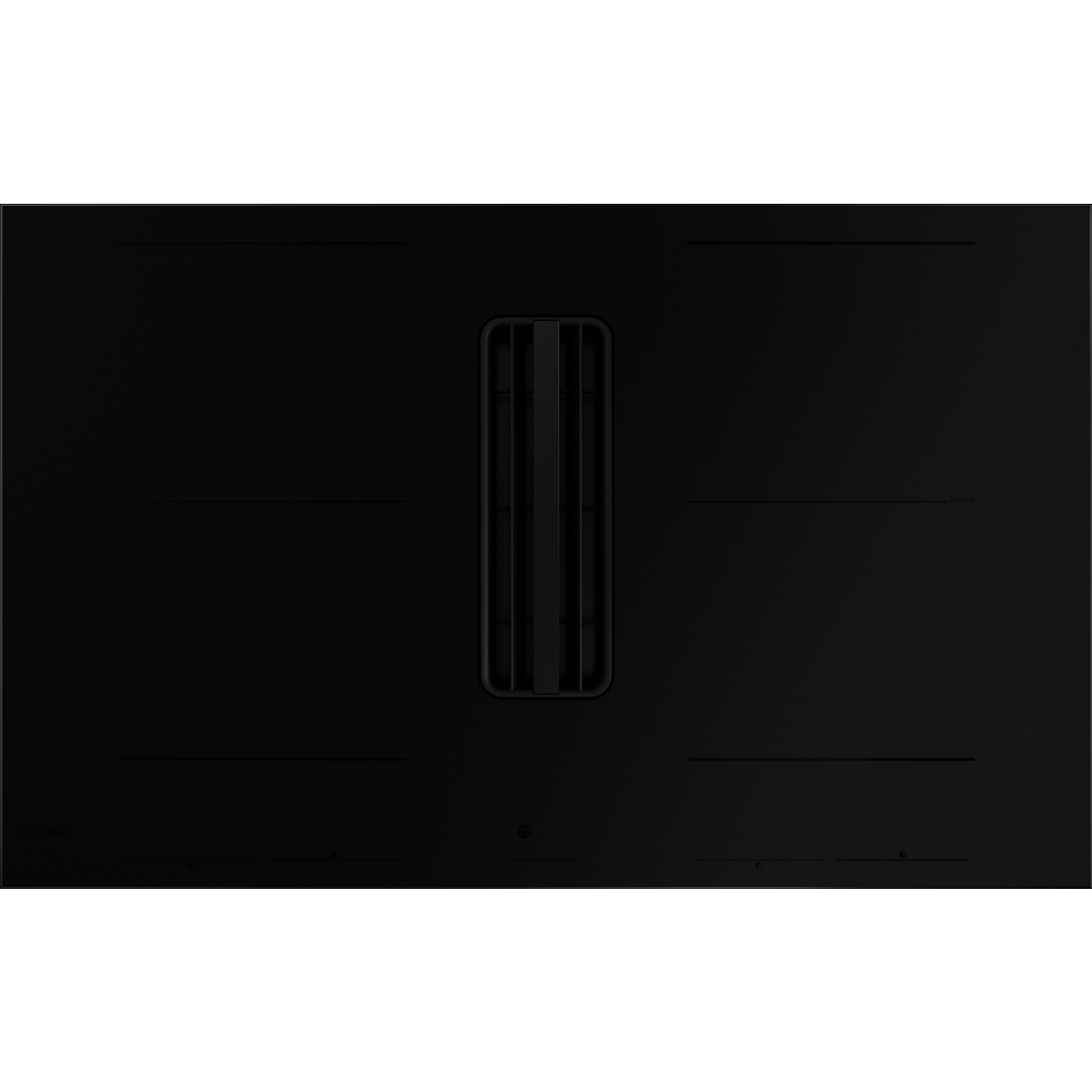 Asko HIHD854MM 90cm 4 Zone Hood-in hob, Celsius Induction - Black full image