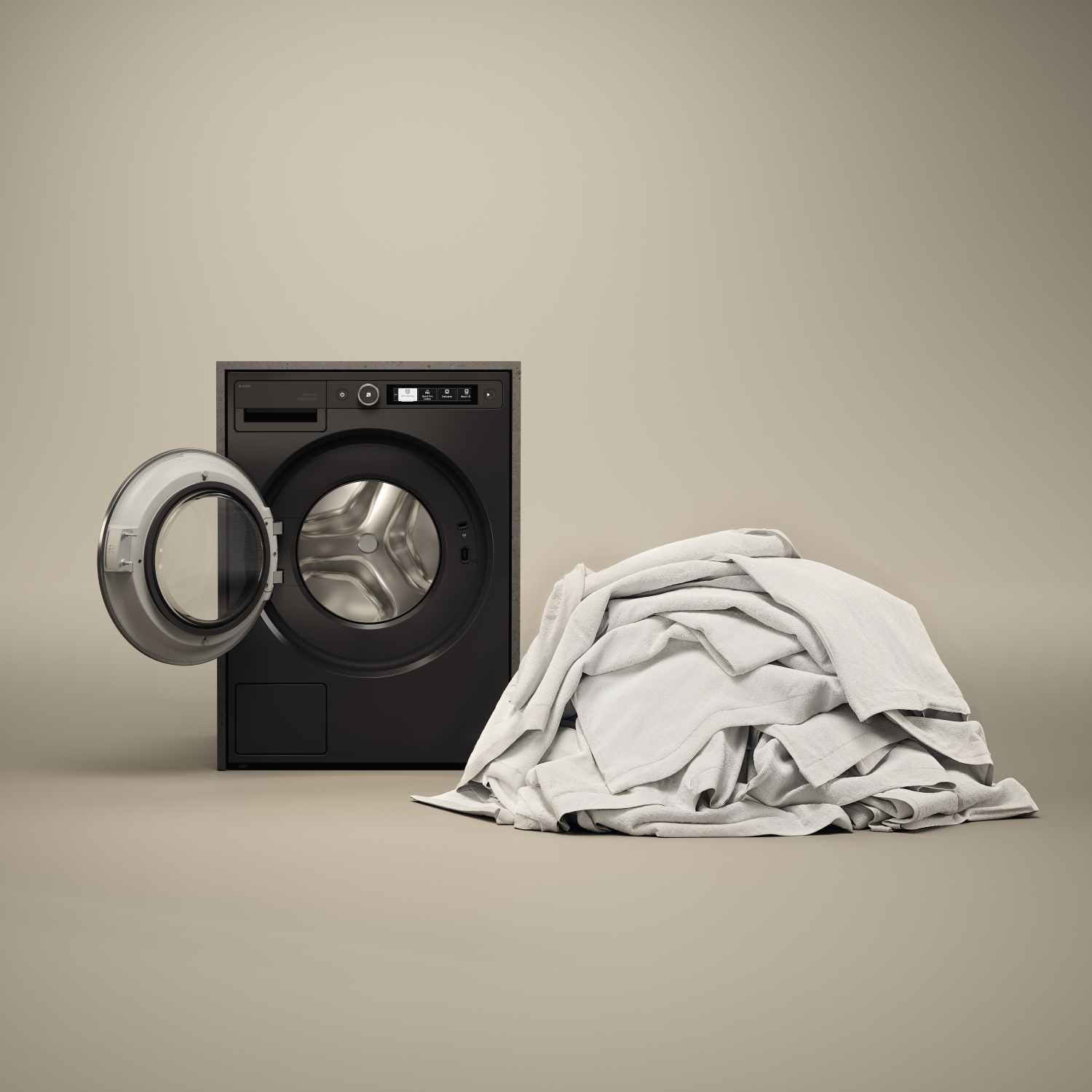 ASKO W5096RG.UK 9kg 1600 Spin Washing Machine - Graphite Black full image