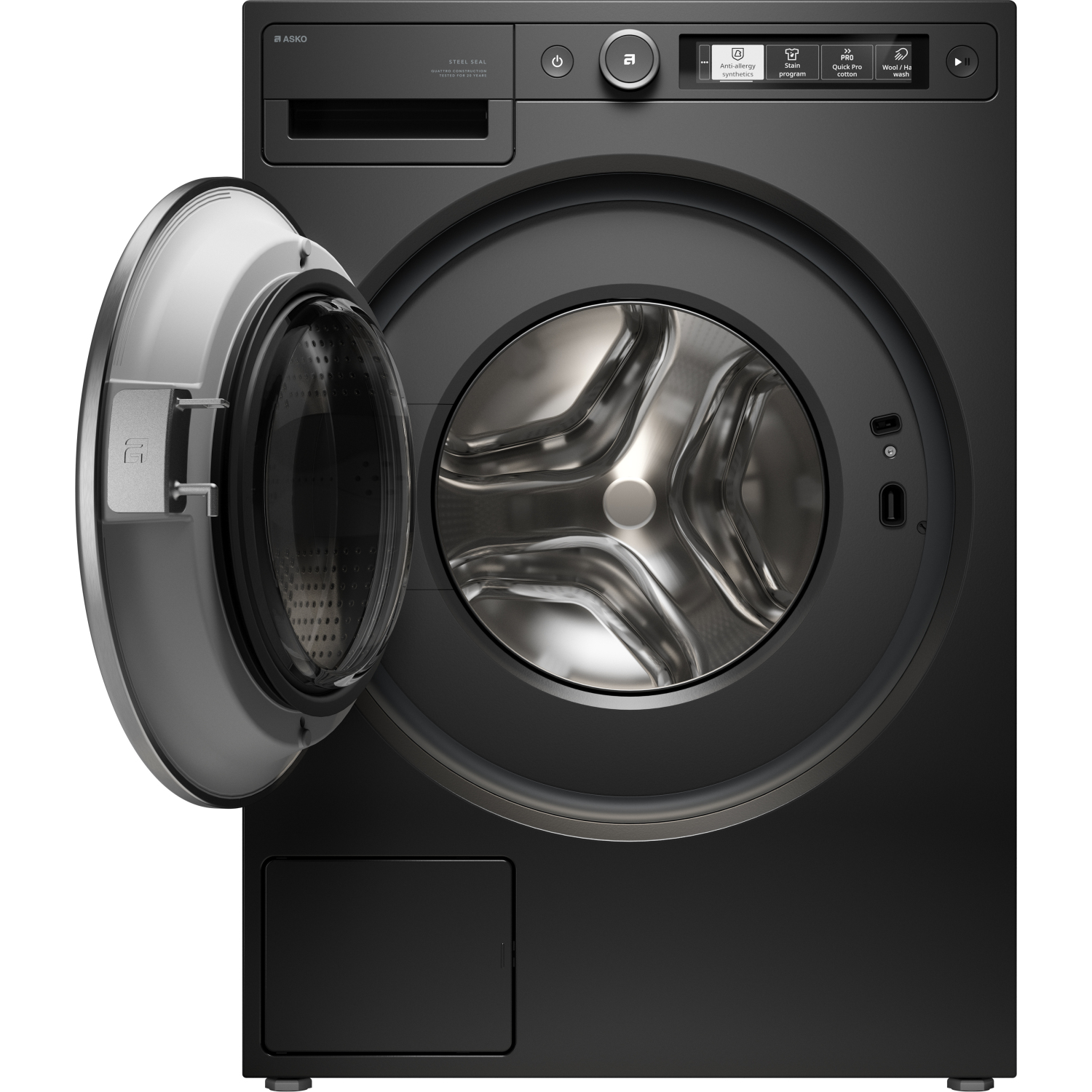 ASKO W5096RG.UK 9kg 1600 Spin Washing Machine - Graphite Black full image