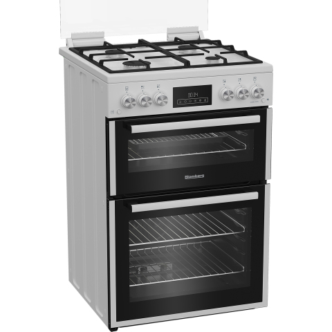 Blomberg GGRN655W 60cm Double Oven Gas Cooker with Gas Hob - White
