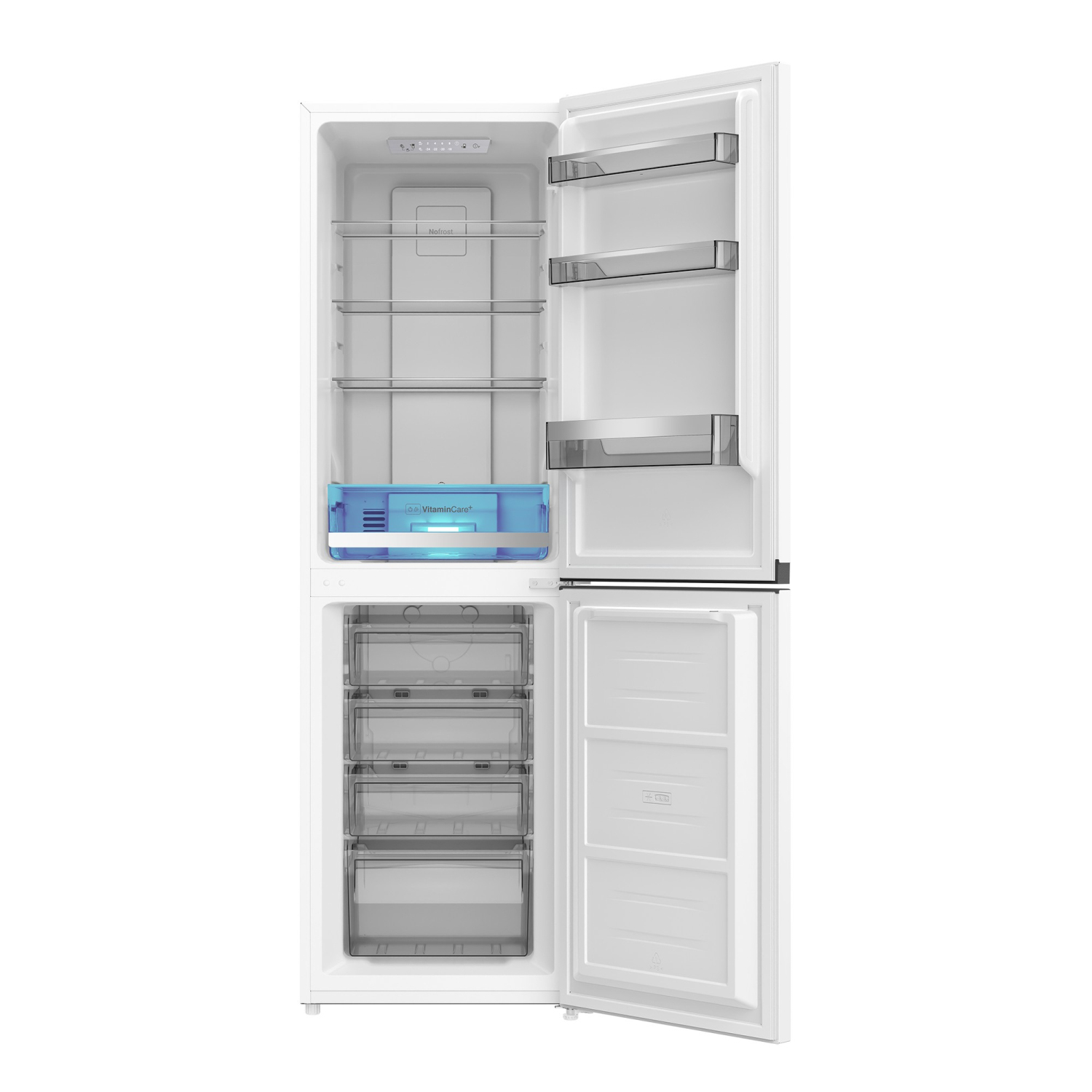 Blomberg KNE4582VW Fridge Freezer - White full image