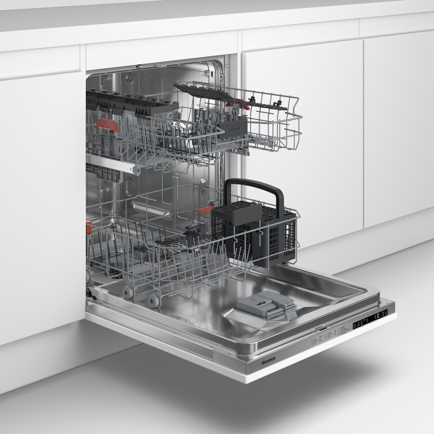 Blomberg LDV42420 Integrated Full Size Dishwasher with SuperGloss - Fixed Hinge - 14 Place Settings full image