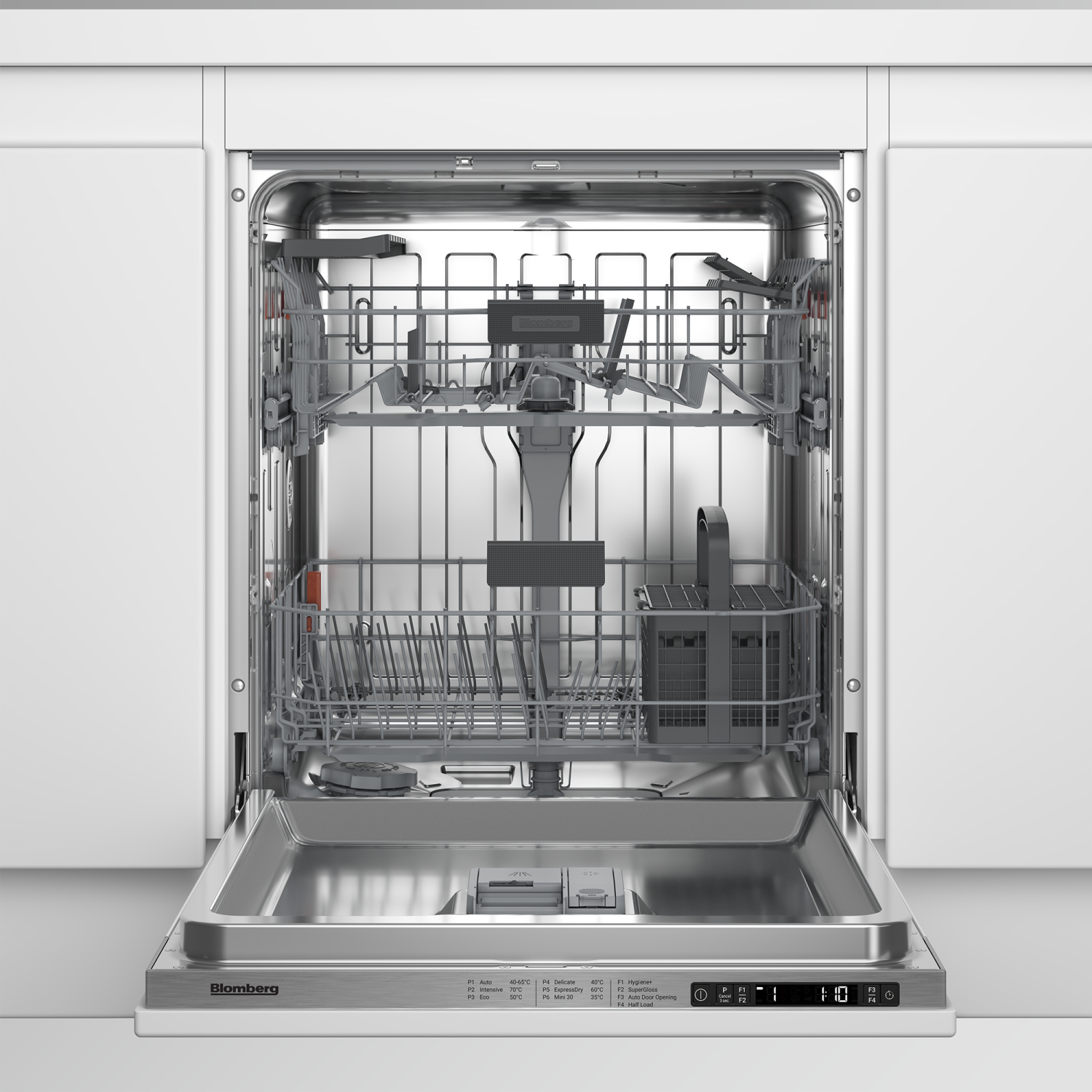 Blomberg LDV42420 Integrated Full Size Dishwasher with SuperGloss - Fixed Hinge - 14 Place Settings full image