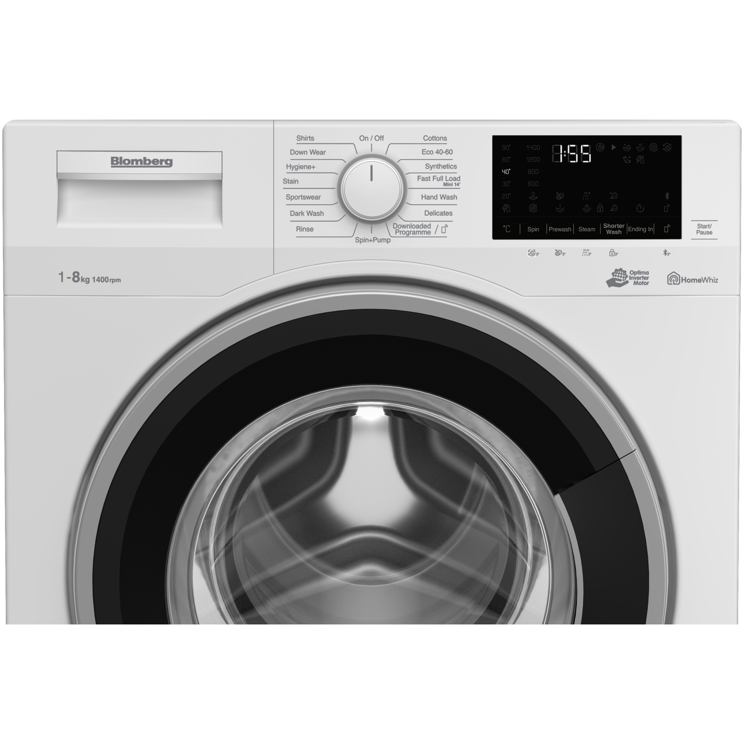 Blomberg LWF184610W 8kg 1400 Spin Washing Machine - White - 0