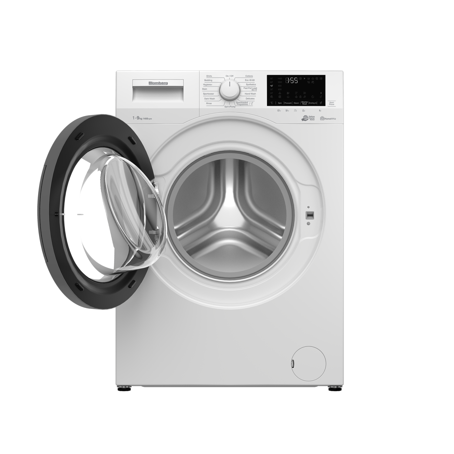 Blomberg LWF194410W 9kg 1400 Spin Washing Machine with Bluetooth Connection - White - 1